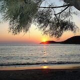 Sunset over the water. -toIH