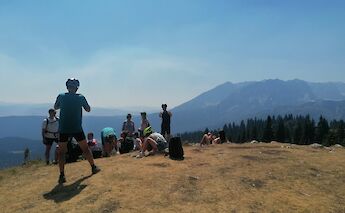 Resting on the top, Zabljak, Montenegro.