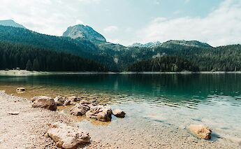Black Lake, Durmitor, Montenegro. Unsplash: Viacheslav Volodin