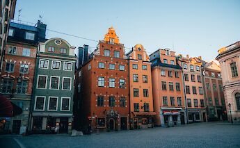 Colorful buildings of Gamla Stan, Stockholm, Sweden. Unsplash: Alexandre Vanthuan