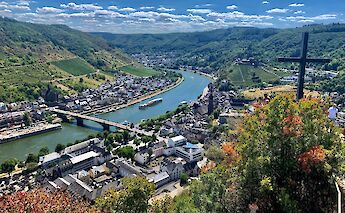 Cochem from above, Germany. Bruno Pereira@Unsplash