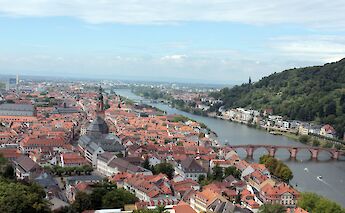 Heidelberg from above, Germany. Chaim Donnewald@Flickr