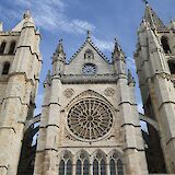 Leon Cathedral from below, Spain. CC:Jose Luiz