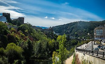 Ponferrada is a key stop on the Camino de Santiago, with strong cultural ties to the pilgrimage. GabrielFdez@flickr