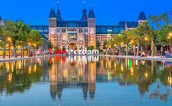Rijksmuseum in Amsterdam, North Holland, the Netherlands.