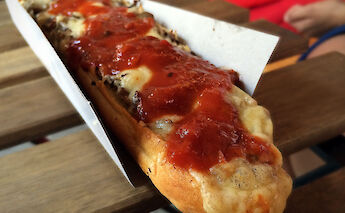 Zapiekanka, traditional Polish street food! CC:Myslnik