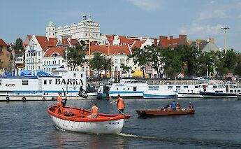 Oder River in Szczecin, Poland. CC:wlodi