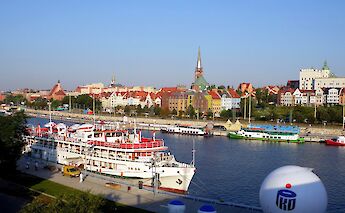Oder River in Szczecin, Poland. CC:StasiÓ Stachów