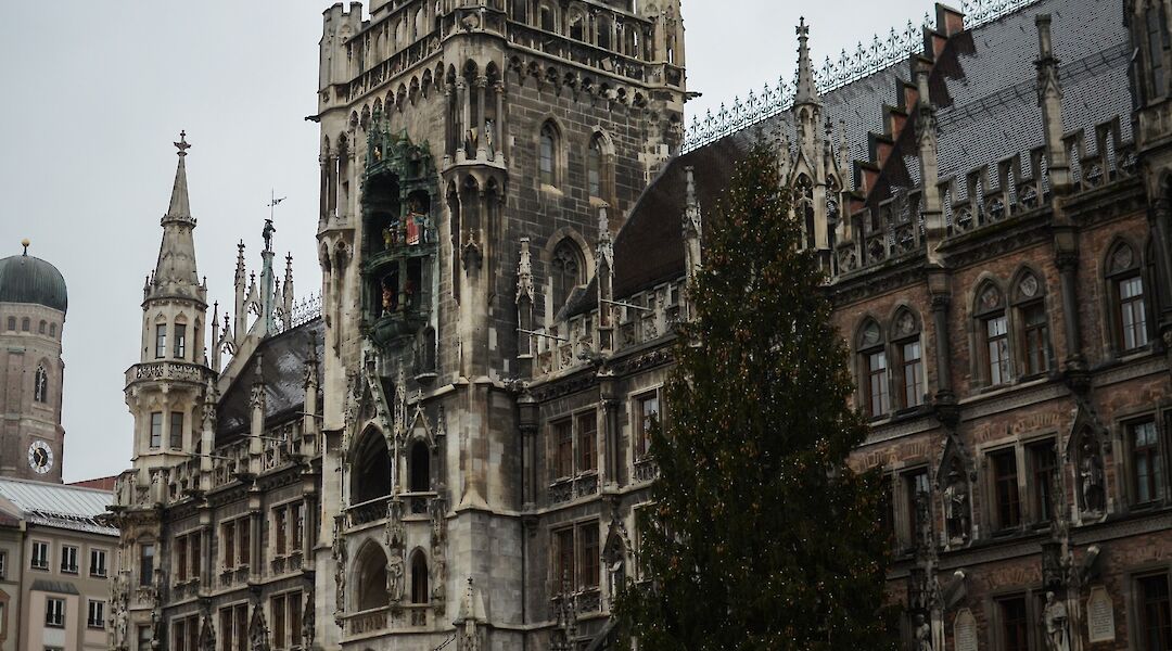 The Marienplatz, along with other squares in Munich, are home to the Christmas Market that open 3 weeks before Christmas, Munich, Germany. Anelale Najera@Unsplash