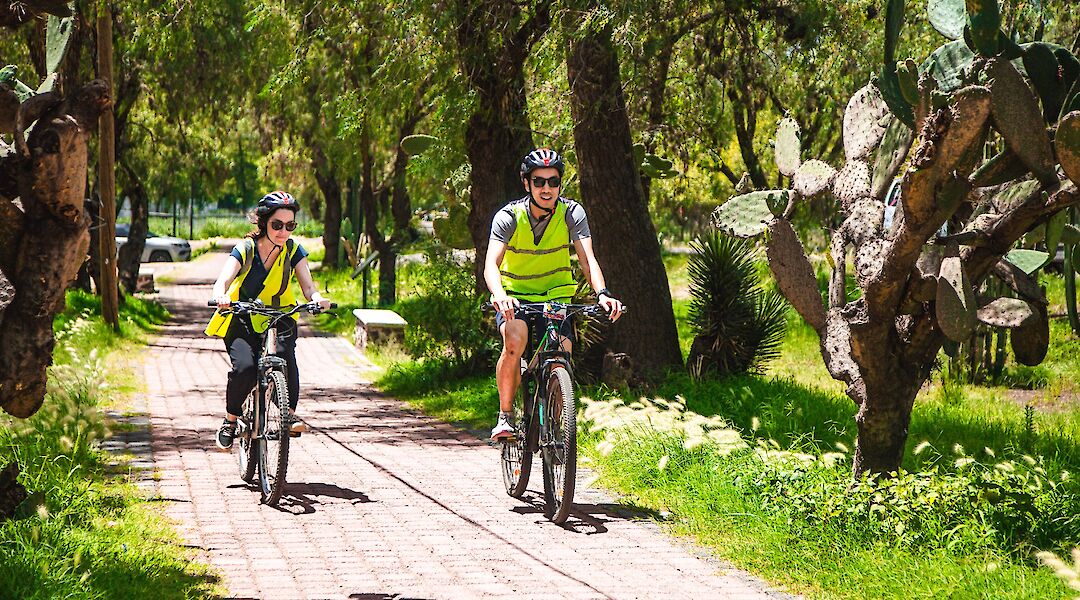 Teotihuacan Archeological Bike Tour. Teotihuacan en Bici
