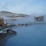 Zero visibility due to steam covering Myvatn Nature Baths, Myvatn, Iceland. Nigel Hoult@Flickr