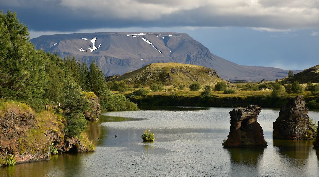 Different rock formations around Lake Myvatn, Iceland. Amaury Laporte@Flickr