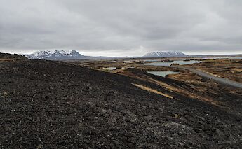 Volcanic terrain around Lake Myvatn, Iceland. Antonio Morillas@Unsplash