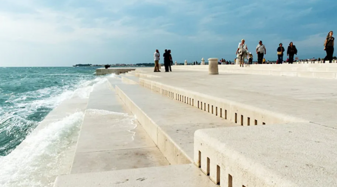 The world famous Sea Organ in Zadar