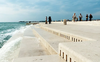 The world famous Sea Organ in Zadar