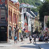 Kong Oscars Gate in Bergen, Vestland, western Norway. CC:Linguaddict