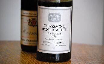 Chassagne-Montrachet bottles, France. Flickr:Tom Coady