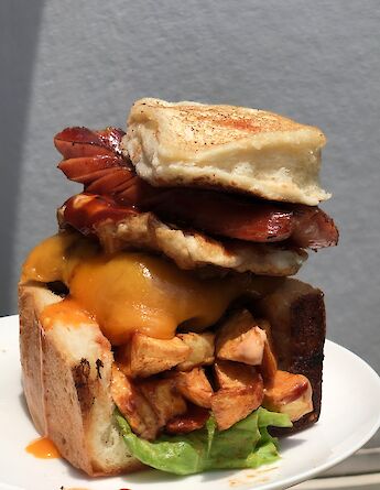 Spatlo, typical street food in South Africa. CC:EAT&ART TARO