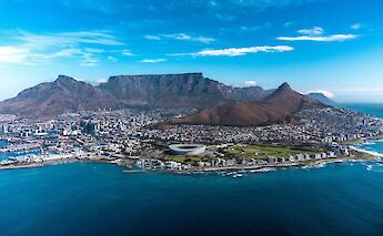 View of Cape Town from the ocean, South Africa. Getty Images@Unsplash