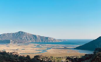 Blue skies above Dalyan, Turkey. Unsplash:Deniz Vatan