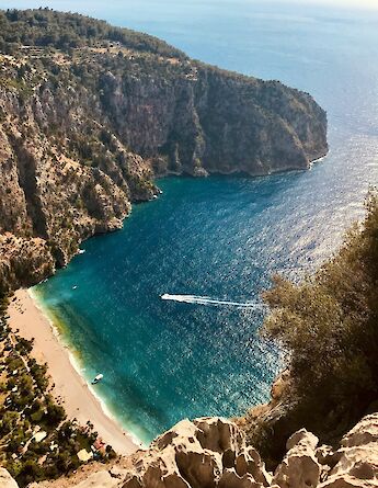Cove in Fethiye, Turkey. Unsplash:Julia Muzaleva