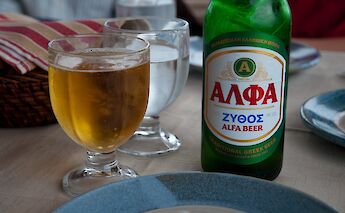 Alfa beer is from Athens, Greece. Colleen Morgan@Flickr