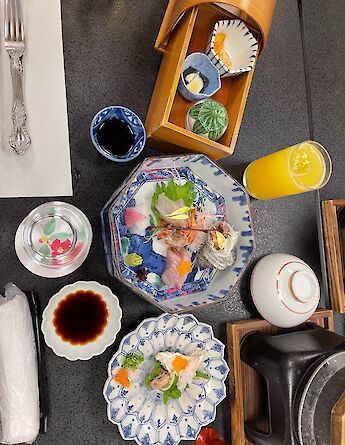 Shabu-shabu dinner in Japan. ©Gea