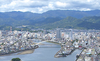 Kōchi in Kōchi Prefecture, Japan. CC:Kounosu