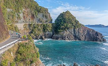 Biking in Kochi Prefecture.