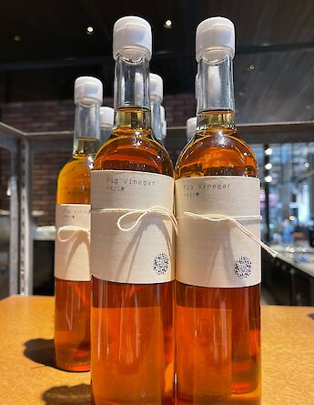 Fig vinegar for sale in Onomichi, Hiroshima, Japan. ©BikeTours