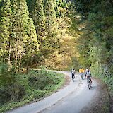 Biking Yusuhara region on Kōchi Prefecture, Shikoku Island, Japan