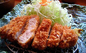 Tonkatsu in Japan. CC:ayustety