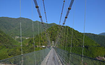 Bridge to Totsukawa Village in Japan. Roderick Eime@Flickr