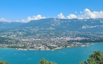 Aix-les-Bains on Lake Bourget in France. CC:Mathis Brancquart