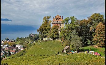Vineyards & châteaux around Lake Geneva in Switzerland. Marcel van den Berge@Flickr