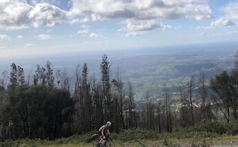 Riding to Foia Algarve, Portugal.