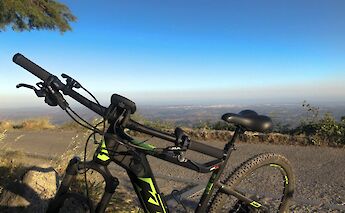 Electric mountain bike, Monchique, Algarve, Portugal.
