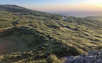 Monchique at sunset, Algarve, Portugal.