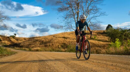 Gravel biking in the sunshine. Getty Images@Unsplash