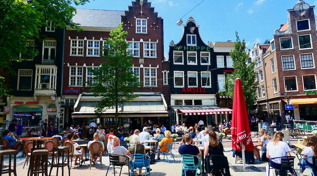 Outdoor cafés in Amsterdam, North Holland, the Netherlands. Bruno Rijsman@Flickr
