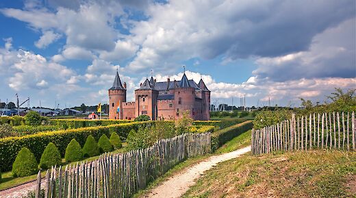 Muiderslot in Muiden, North Holland, the Netherlands. &copy;Hollandfotograaf