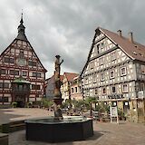 Marktplatz in Besigheim, Germany. CC:Mussklprozz