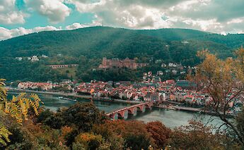 Heidelberg along the Neckar River in Germany. Khaledali@Unsplash