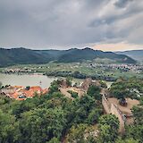 Castle ruins atop Dürnstein in the Wachau Valley. Ivan Radic@Flickr