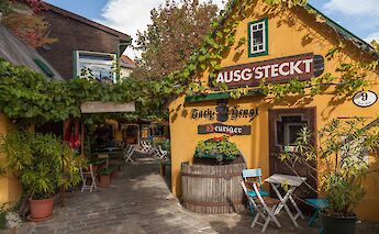 Heuriger Wine Tavern in Vienna, Austria. CC:Otto Domes