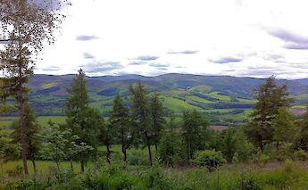 View from Glentress Forest, Edinburgh, Scotland. William Hook@Flickr