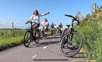 Bike tour through the countryside, Amsterdam, Holland. CC:TO