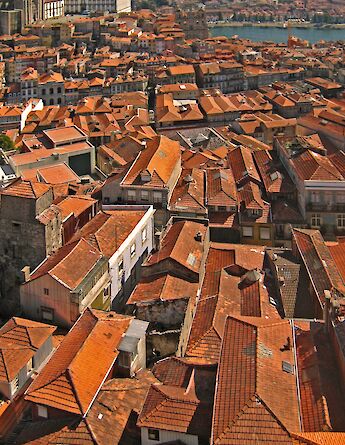 View from Torre dos Clerigos in Porto, Portugal. Harshil Shah@Flickr