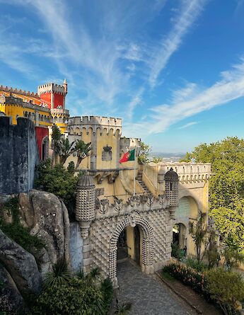 Pena Palace in Sintra, Portugal. Helder Buratoberto@Unsplash