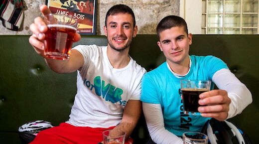 Local beer, Split, Croatia.